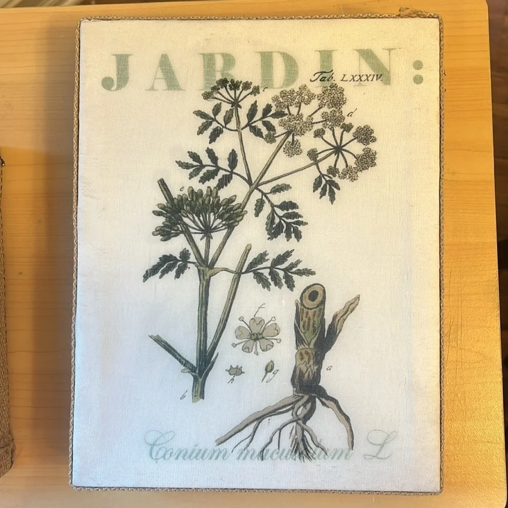 Canvas Wall Decor- Jardin Canvas Wall Decor set of 2